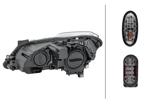 HELLA LED/Halogen/Bi-Xenon-Headlight - right - for e.g. Mercedes-Benz E-Class Coupe (C 1ZT011733-061