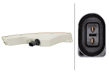 HELLA Direction Indicator - Bulb - Left Front - for e.g. VW Passat Variant (3C5) 2BA010118-011