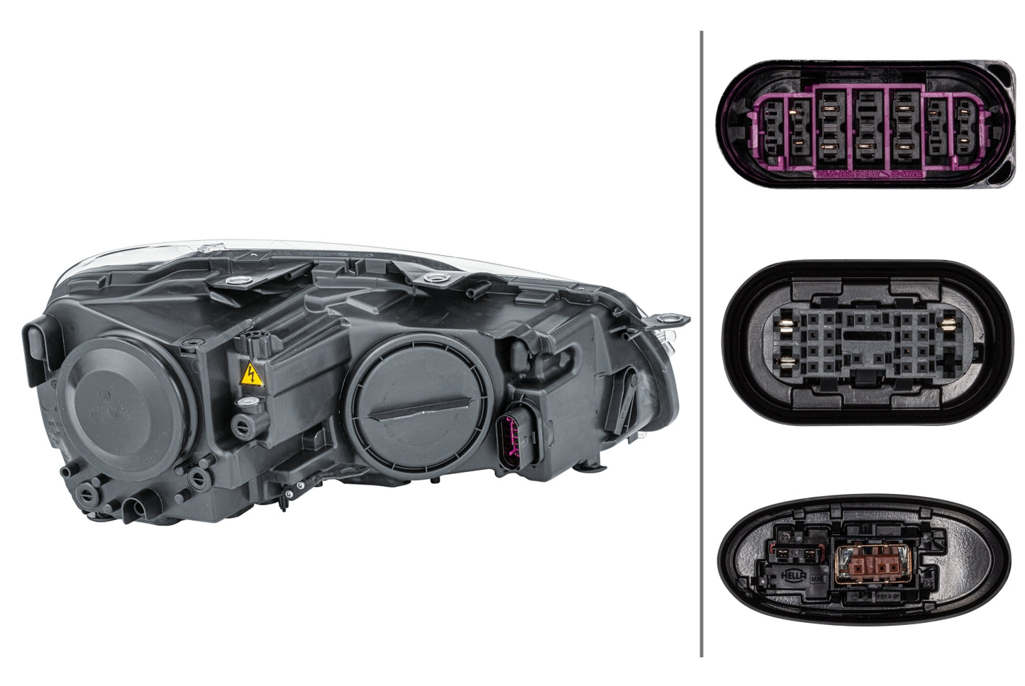 HELLA Bi-Xenon/LED-Headlight - left - for e.g. VW Golf VI (5K1) 1ZS009902-771