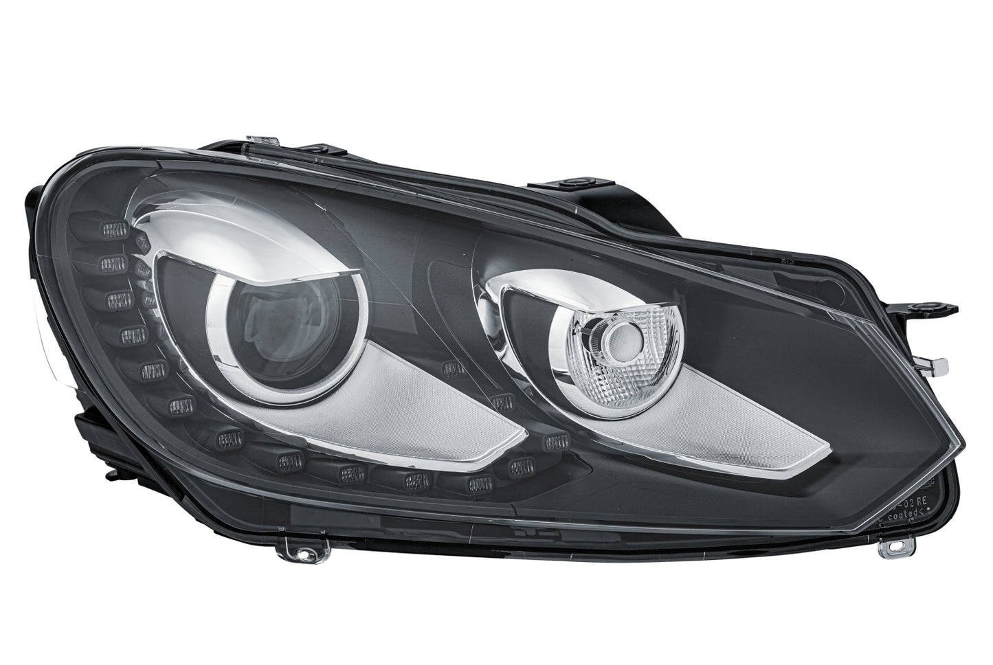 HELLA Bi-Xenon/LED-Headlight - right - for e.g. VW Golf VI (5K1) 1ZS009902-781