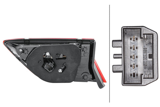 HELLA Rearlight - LED - Inner Section/Upper section - left - for e.g. VW Tiguan (Ad1) 2SA012520-051