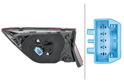 HELLA Rearlight - LED - Inner Section/Upper section - left - for e.g. VW Tiguan (Ad1) 2SA012522-091