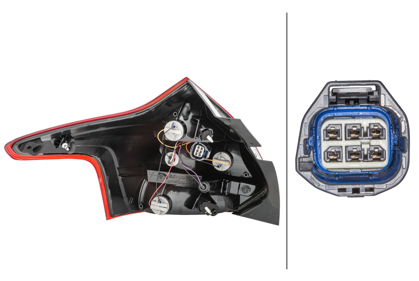 HELLA Rearlight - LED - right - for e.g. Ford Focus Iii 2VP354995-081