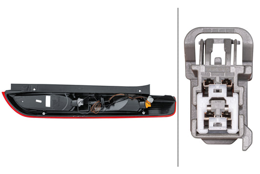 HELLA Rearlight - LED - Upper section - left - for e.g. Ford Focus II (Da_, Hcp, Dp) 2SD354816-011
