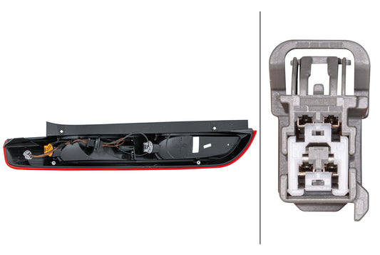 HELLA Rearlight - LED - Upper section - right - for e.g. Ford Focus II (Da_, Hcp, Dp) 2SD354816-021