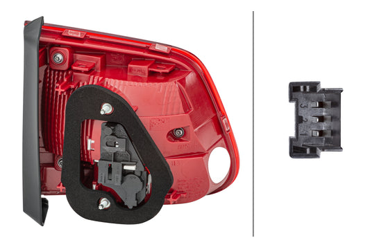HELLA Rearlight - Bulb - Inner Section/Upper section - right - for e.g. VW Tiguan (5N_ 2SA010739-101