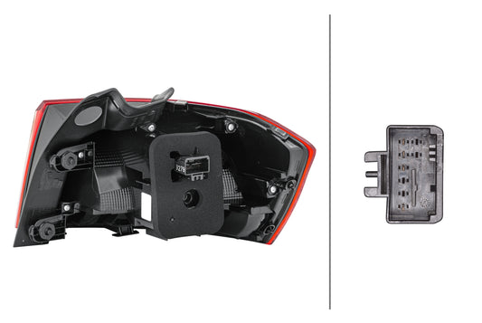 HELLA Rearlight - LED - Outer section - left - for e.g. VW Passat Variant (3G5, Cb5) 2SD011889-051