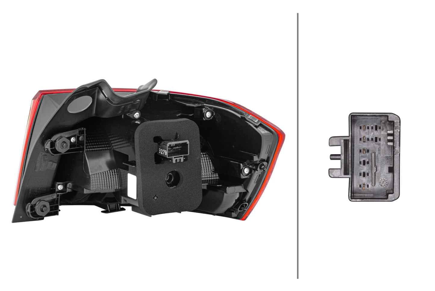 HELLA Rearlight - LED - Outer section - left - for e.g. VW Passat Variant (3G5, Cb5) 2SD011889-051