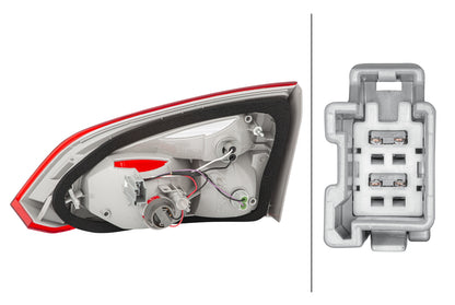 HELLA Rearlight - Bulb - Inner Section - left - for e.g. Ford Focus III Turnier 2TP354995-091