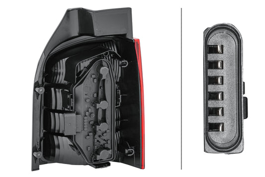 HELLA Rearlight - Bulb - left - for e.g. VW T5 Box (7Ha, 7Hh, 7Ea, 7Eh) 2SK008579-211