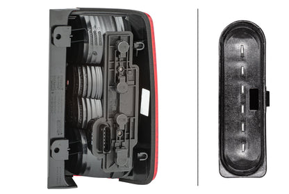 HELLA Rearlight - Bulb - left - for e.g. VW Caddy III Estate (2Kb, 2Kj, 2Cb, 2Cj) 2VP354043-011