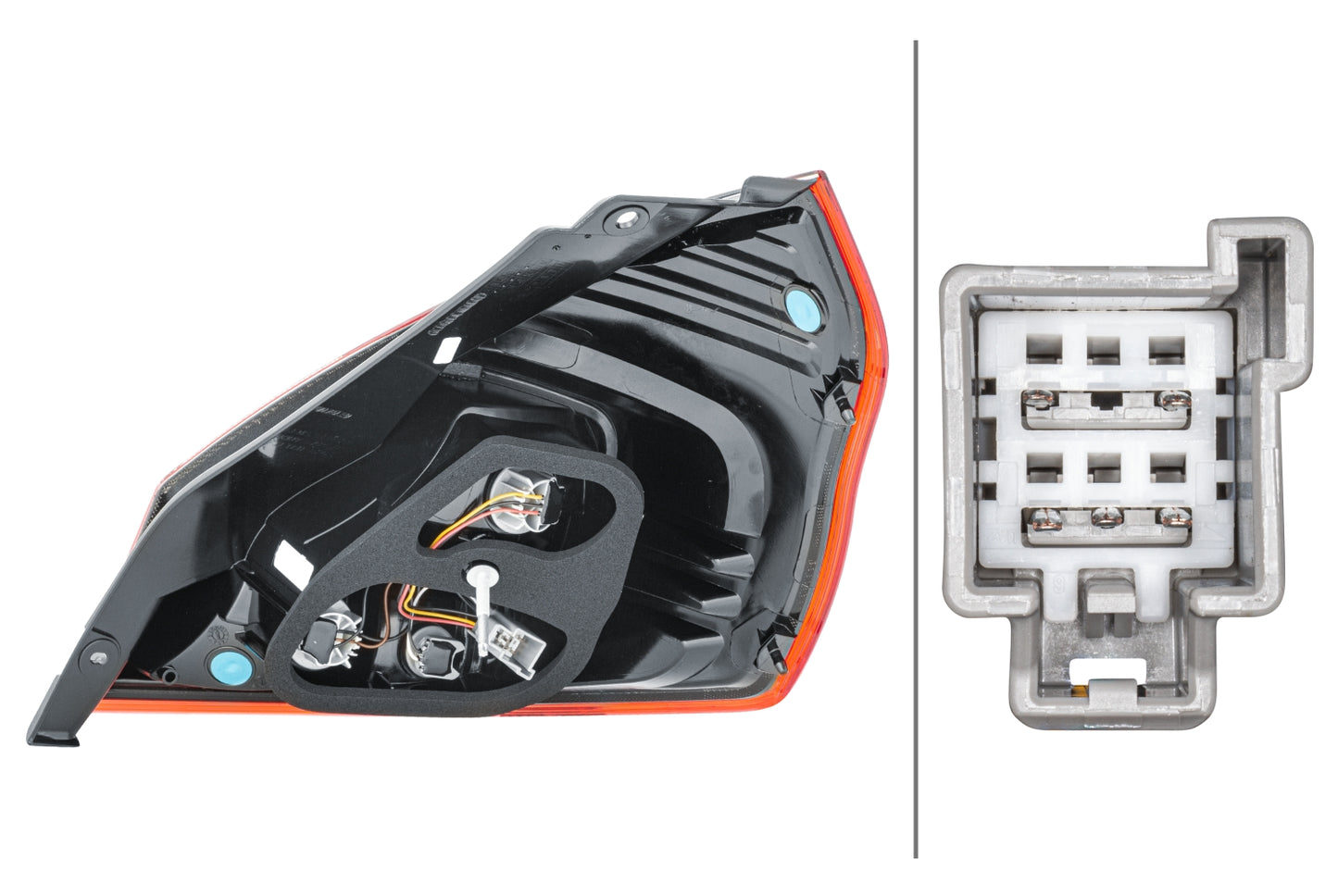 HELLA Rearlight - Bulb - left - for e.g. Ford Fiesta VI (Cb1, Ccn) 2VP354805-011