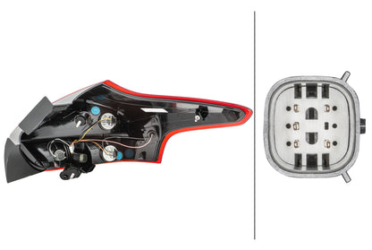 HELLA Rearlight - LED - left - for e.g. Ford Focus Iii 2VP354828-071