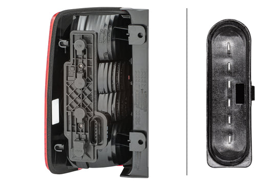 HELLA Rearlight - Bulb - right - for e.g. VW Caddy III Box (2Ka, 2Kh, 2Ca, 2Ch) 2VP354999-021