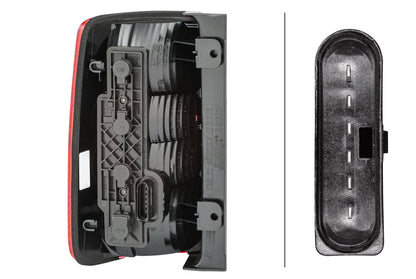 HELLA Rearlight - Bulb - right - for e.g. VW Caddy III Box (2Ka, 2Kh, 2Ca, 2Ch) 2VP354999-021