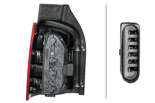 HELLA Rearlight - Bulb - right - for e.g. VW T5 Box (7Ha, 7Hh, 7Ea, 7Eh) 2SK008579-121