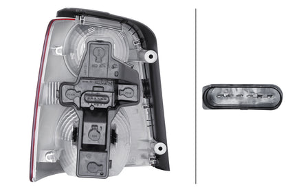 HELLA Rearlight - Bulb - right - for e.g. VW Touran (1T1, 1T2) 2SK009477-061