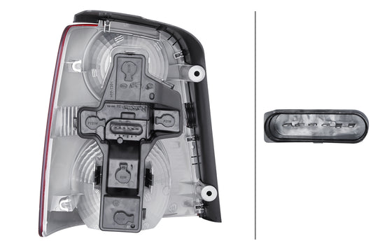 HELLA Rearlight - Bulb - right - for e.g. VW Touran (1T1, 1T2) 2SK009477-061
