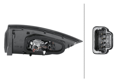 HELLA Rearlight - LED - Inner Section - right - for e.g. Renault Espace V (Jr_) 2TZ011662-041