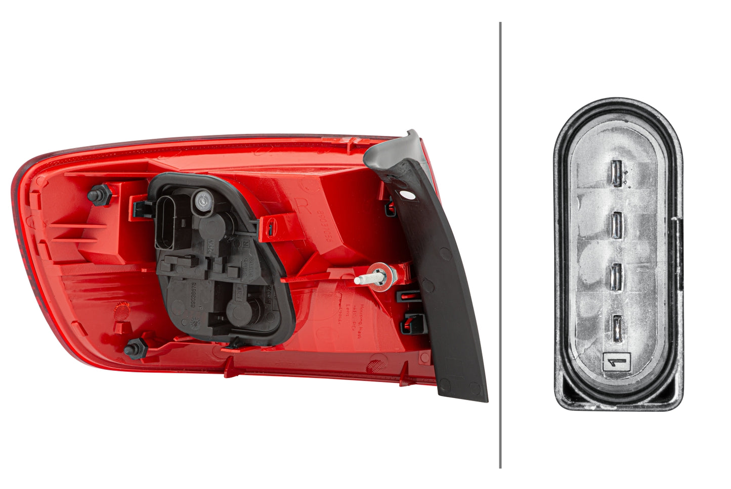HELLA Rearlight - LED - Outer section - right - for e.g. Audi A6 Avant (4F5, C6) 2VA354542-021