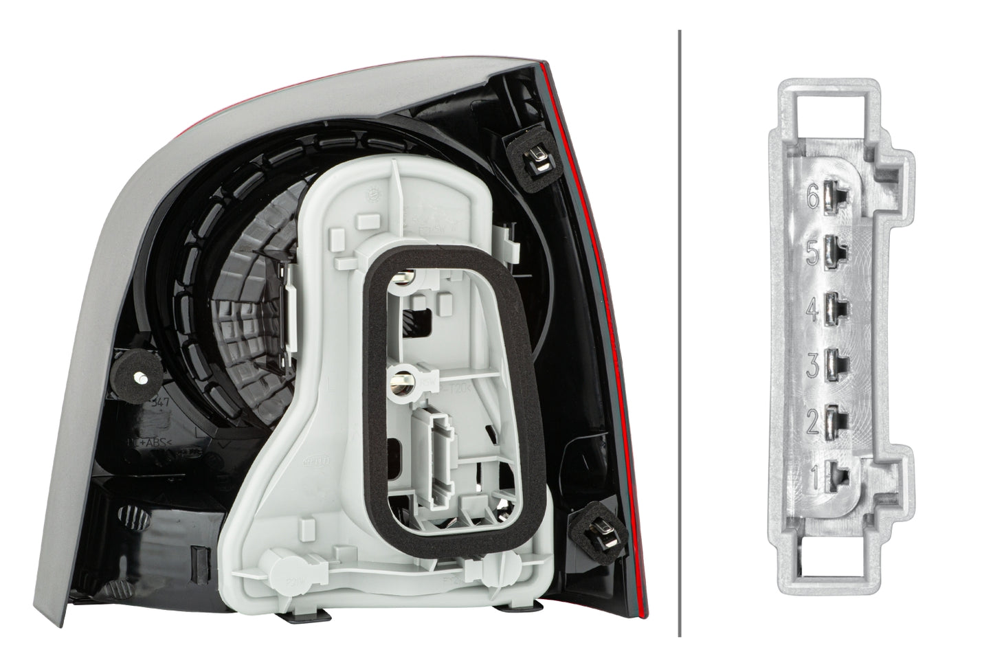 HELLA Rearlight - Bulb - left - for e.g. VW Polo (9N_) 2VA965303-071