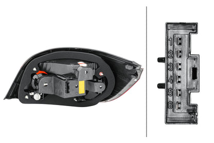 HELLA Rearlight - Bulb - left - for e.g. BMW 5 (E60) 2VP008679-111