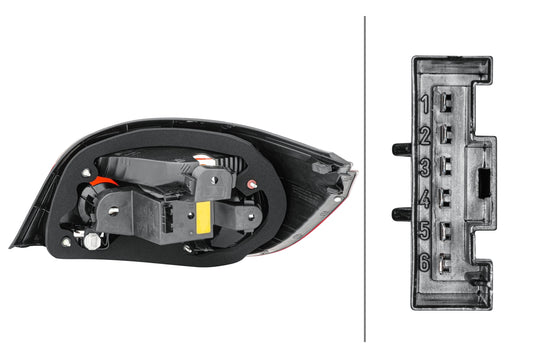 HELLA Rearlight - Bulb - left - for e.g. BMW 5 (E60) 2VP008679-111