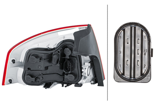 HELLA Rearlight - Bulb - Outer section - right - for e.g. Audi A4 (8Ec, B7) 2VP965037-061