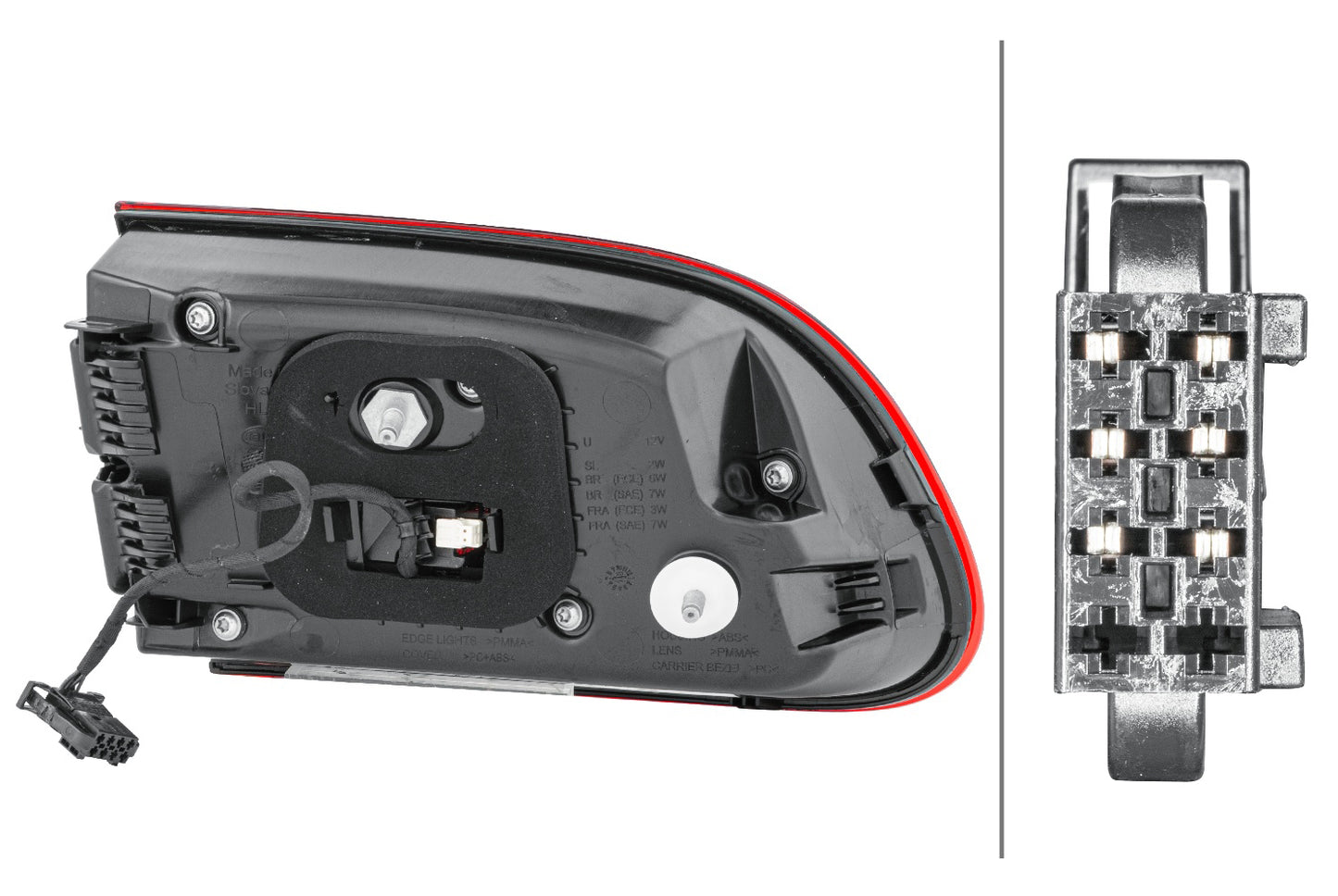 HELLA Rearlight - LED - Inner Section - right - for e.g. Porsche Macan (95B) 2SD011500-161