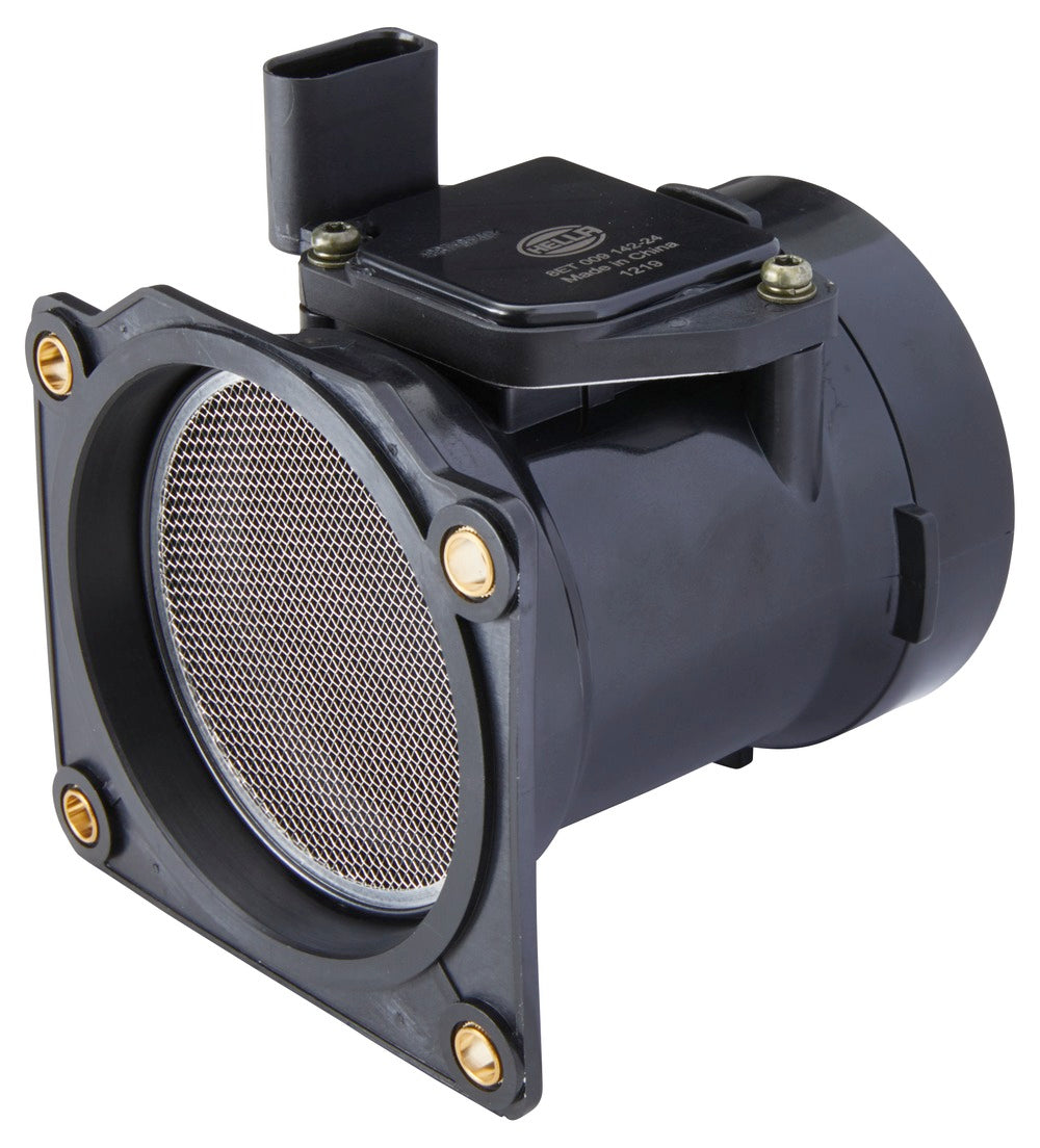 HELLA Mass Air Flow Sensor - 4-pin connector - Bolted 8ET009142-241