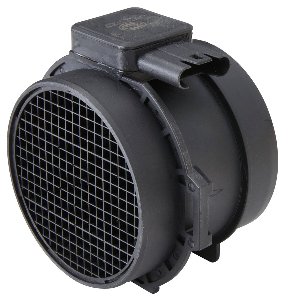 HELLA Mass Air Flow Sensor - 12V - 6-pin connector - Pipe-neck - with housing 8ET009142-661