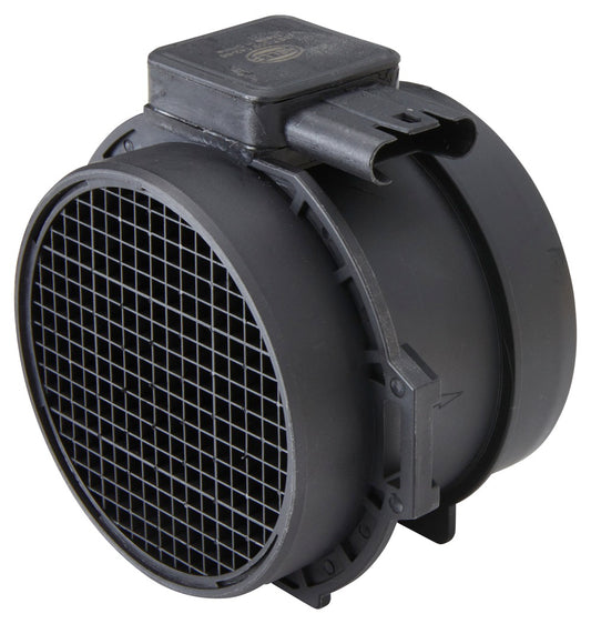 HELLA Mass Air Flow Sensor - 12V - 6-pin connector - Pipe-neck - with housing 8ET009142-661