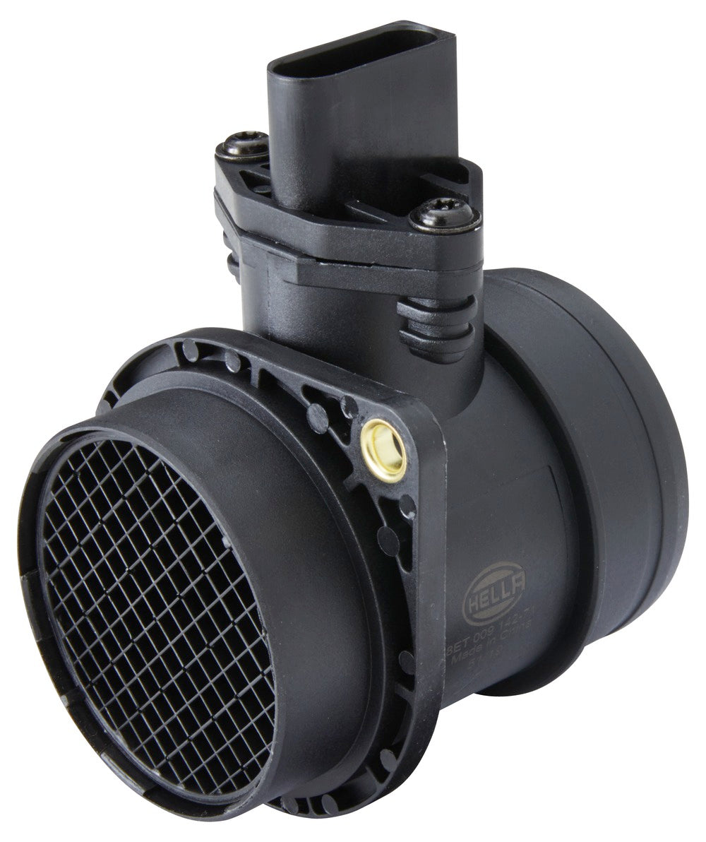 HELLA Mass Air Flow Sensor - 5-pin connector - Pipe-neck 8ET009142-711
