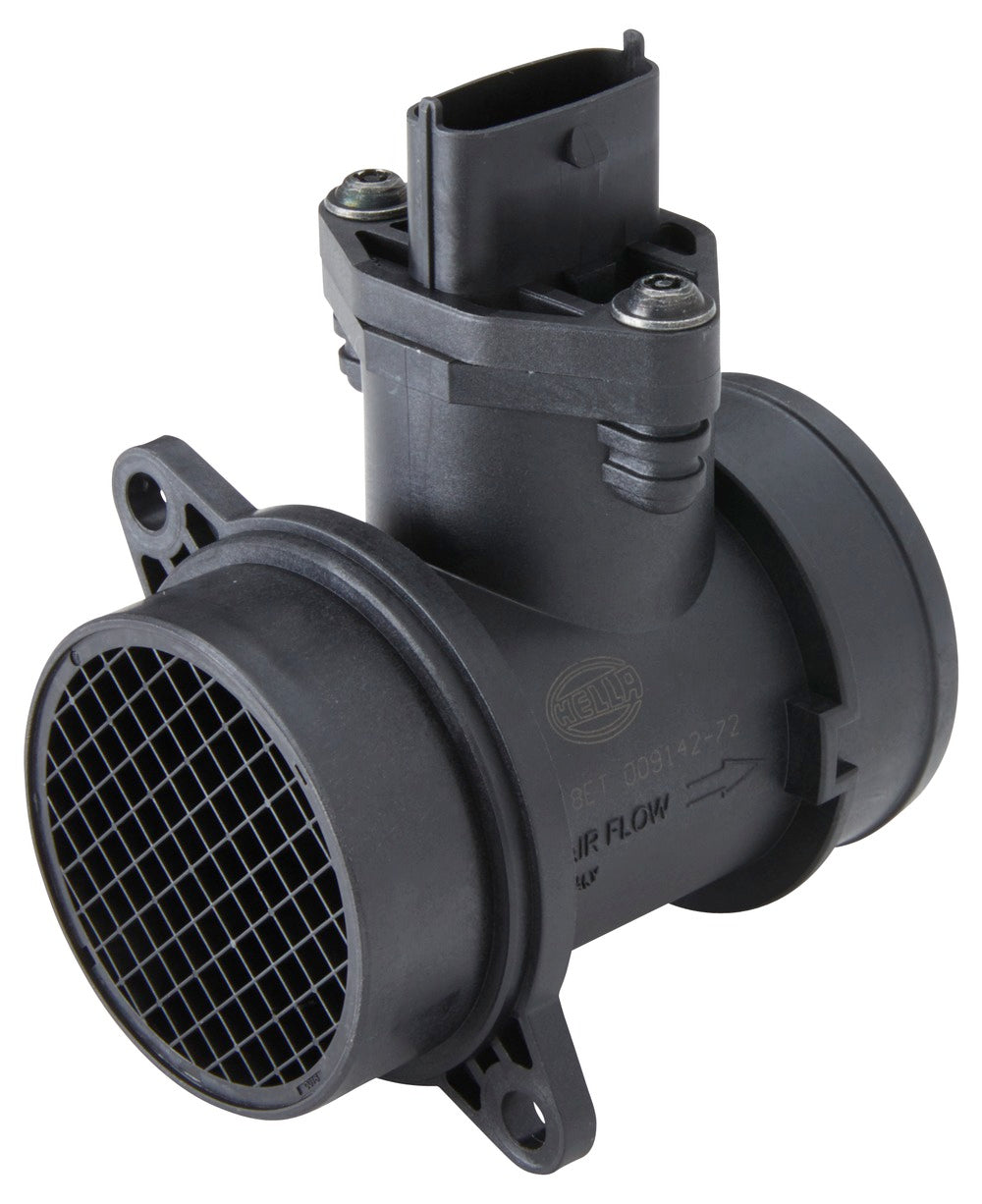 HELLA Mass Air Flow Sensor - 5-pin connector - Pipe-neck 8ET009142-721