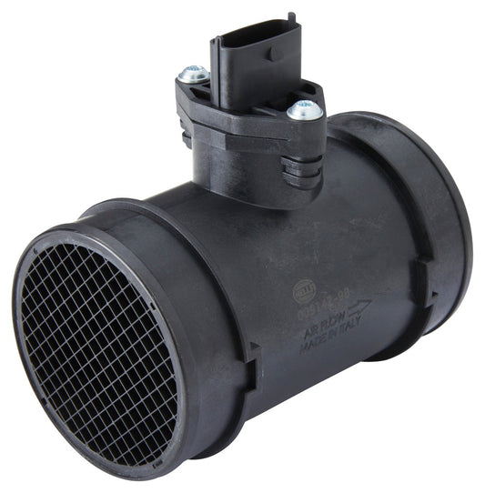 HELLA Mass Air Flow Sensor - 5-pin connector - Pipe-neck 8ET009142-981