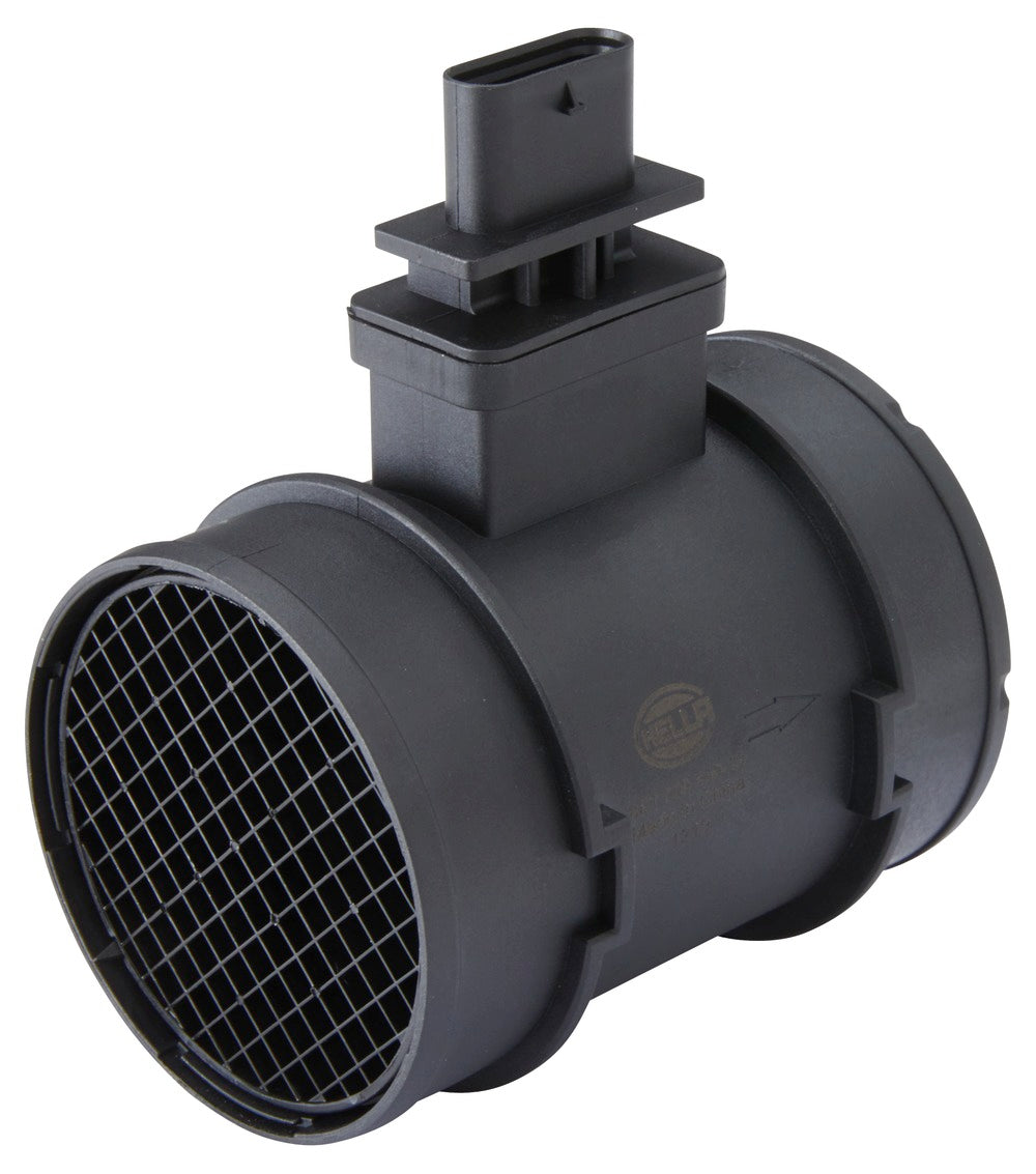 HELLA Mass Air Flow Sensor - 5-pin connector - Pipe-neck 8ET009149-151