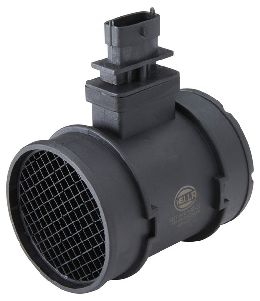 HELLA Mass Air Flow Sensor - 4-pin connector - Pipe-neck 8ET009149-221