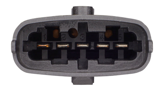 HELLA Mass Air Flow Sensor - 5-pin connector - Pipe-neck 8ET009149-401