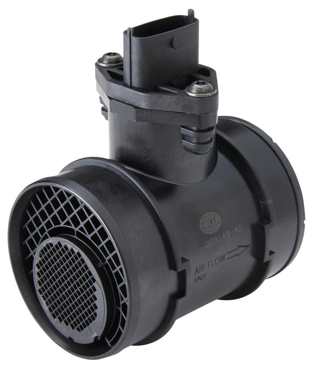 HELLA Mass Air Flow Sensor - 5-pin connector - Pipe-neck 8ET009149-401