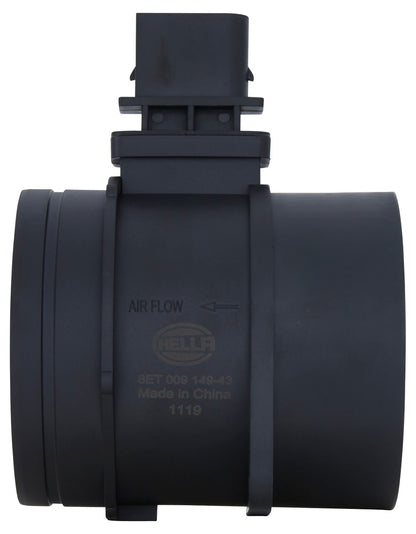 HELLA Mass Air Flow Sensor - 4-pin connector - Pipe-neck 8ET009149-431