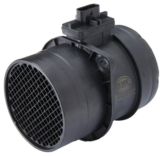 HELLA Mass Air Flow Sensor - 4-pin connector - Pipe-neck 8ET009149-441