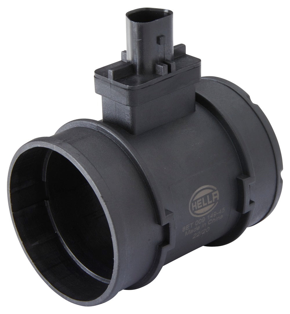 HELLA Mass Air Flow Sensor - 5-pin connector - Pipe-neck 8ET009149-451