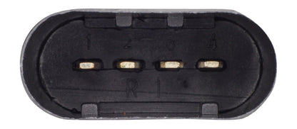 HELLA Mass Air Flow Sensor - 4-pin connector - Pipe-neck 8ET009149-461