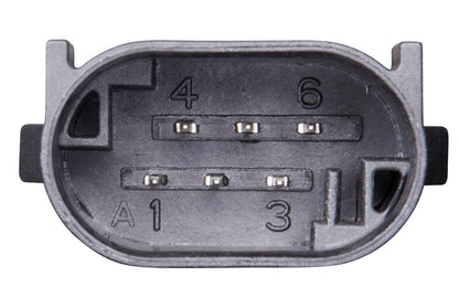 HELLA Sensor, accelerator pedal position - for left-hand drive vehicles - 6-pin connec 6PV010946-271