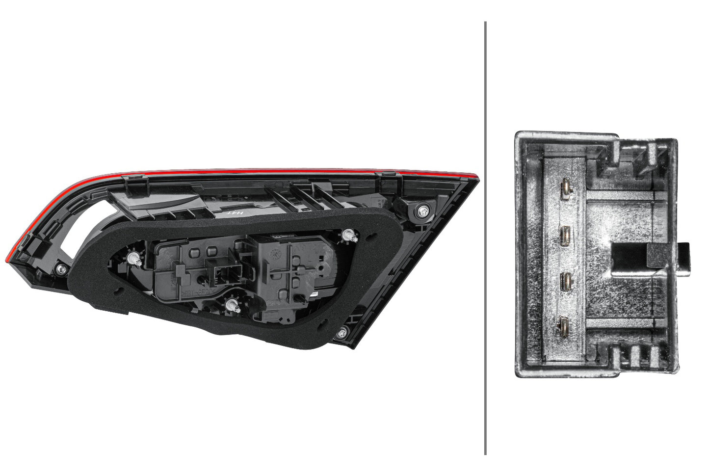 HELLA Rearlight - Hybrid - Inner Section - left - for e.g. Audi A3 Sportback (8VA, 8VF 2TZ012839-051