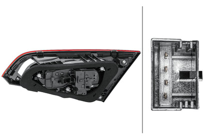 HELLA Rearlight - Hybrid - Inner Section - left - for e.g. Audi A3 Sportback (8VA, 8VF 2TZ012839-051