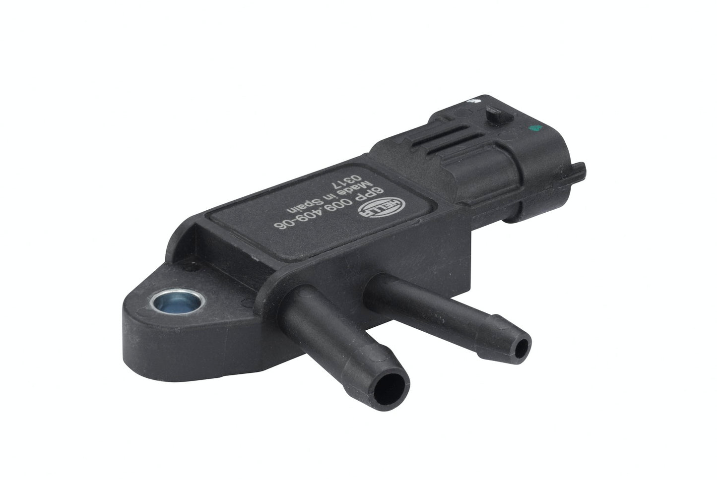 HELLA Sensor, exhaust pressure - 3-pin connector - Bolted 6PP009409-061