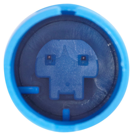 HELLA Sensor, wheel speed - 12V - 2-pin connector - Rear Axle 6PU012806-091