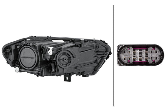 HELLA Halogen-Headlight - left - for e.g. Mercedes-Benz A-Class (W177) 1LG015091-031