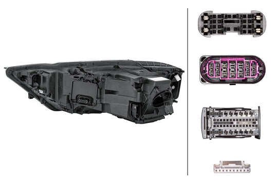 Matrix/high resolution-Headlight - right - for e.g. Audi A8 (4N2, 4N8)